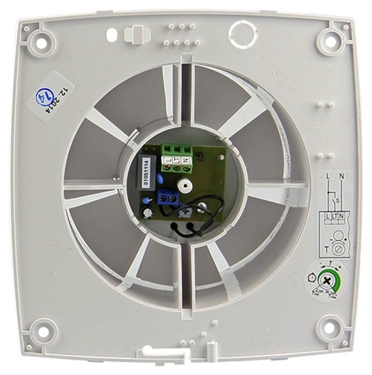 Afbeelding laden in galerijviewer, Renson 1006474 - greenwave ventilator met timer9201t wit ø 100 | 1 stuks
