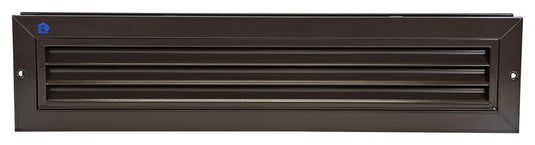 Renson 1006608 - deurrooster. 461 ral 8019 425x76mm | 2 stuks