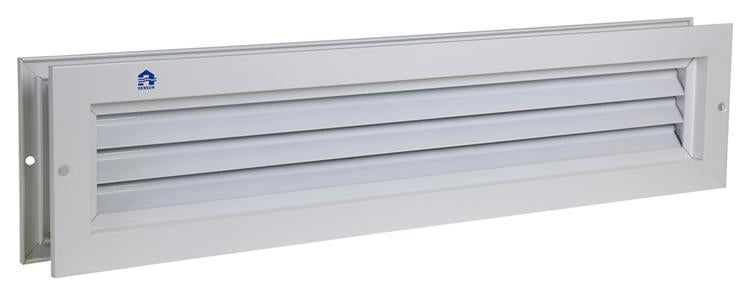 Afbeelding laden in galerijviewer, Renson 1006753 - deurrooster 461 ral9010 425x76mm | 2 stuks
