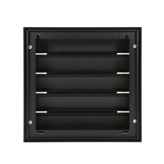 Renson 1057999 - dampkaprooster 433 (210x210) ral 9005 zwart | 2 stuks
