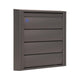 Renson 1062417 - vrac opbouw dampkaprooster alu433 (173x173) structuur 7016 | 2 stuks