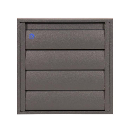 Renson 1062417 - vrac opbouw dampkaprooster alu433 (173x173) structuur 7016 | 2 stuks