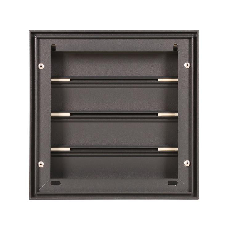 Afbeelding laden in galerijviewer, Renson 1062417 - vrac opbouw dampkaprooster alu433 (173x173) structuur 7016 | 2 stuks
