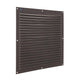 Renson 1062430 - opb.schoepenrooster plat alu 436 (300x300) structuur 7016 | 10 stuks