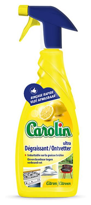 Carolin 1053965 - ontvetter spray lemon 650 ml | 6 stuks