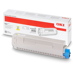 Tonercartridge oki mc873 origineel geel