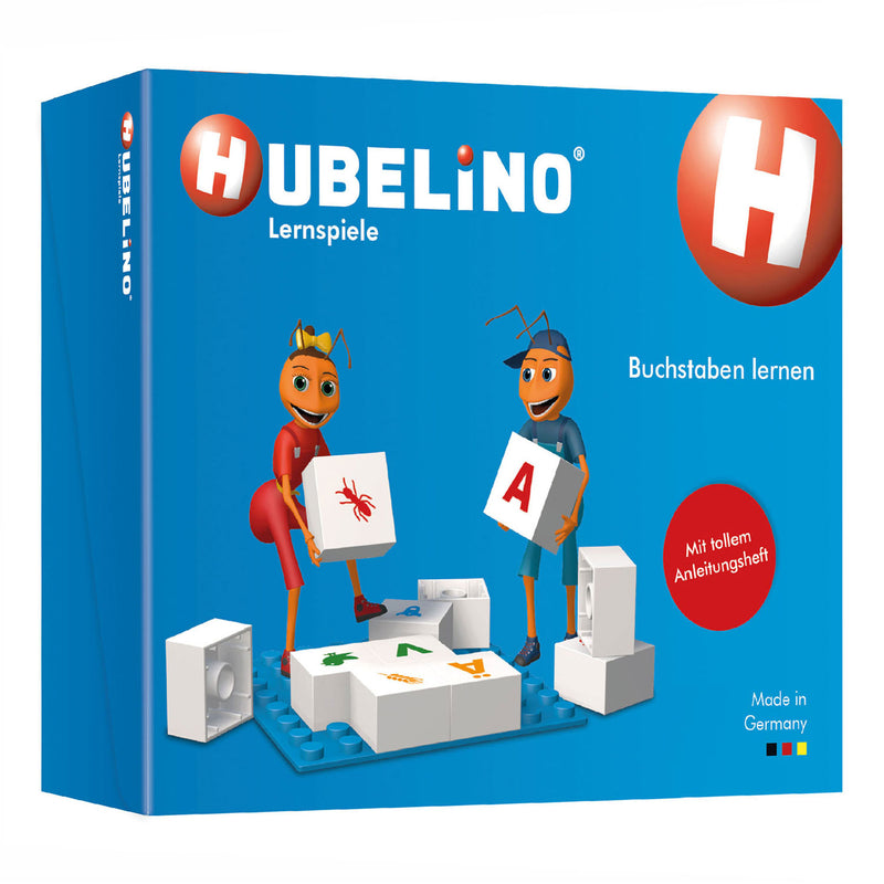 Afbeelding laden in galerijviewer, Hubelino Letters Leren Leerblokken, 85dlg.
