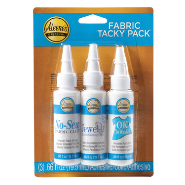 Aleene's • fabric tacky glue trial pack 3pcs