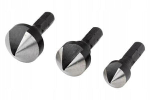 Wolfcraft baggeren 12, 16, 19mm brasem 6-kąt 3 szt.