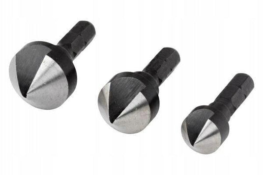 Wolfcraft baggeren 12, 16, 19mm brasem 6-kąt 3 szt.