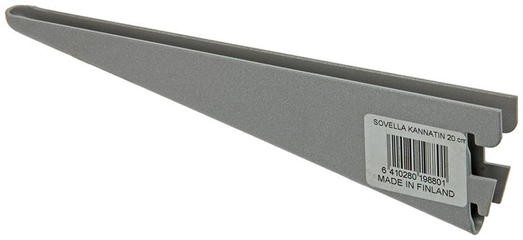 Afbeelding laden in galerijviewer, Sovella 1013121 - dubbele drager zilver effect. 20 cm | 20 stuks
