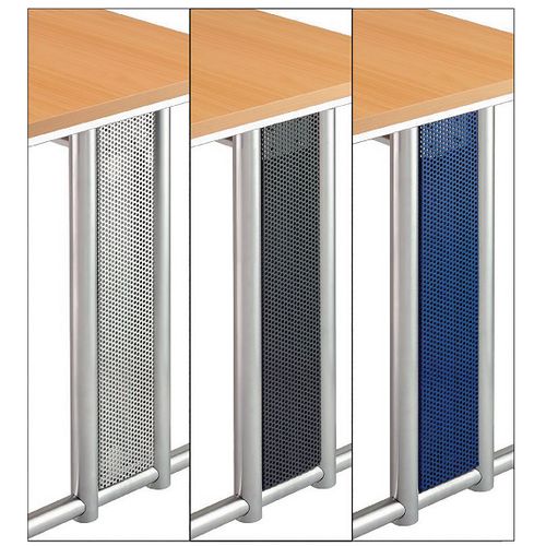 Bach zijpanelen hammerer vnssb s melamine zilver pak 2 stuks