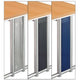 Bach zijpanelen hammerer vnssb s melamine zilver pak 2 stuks