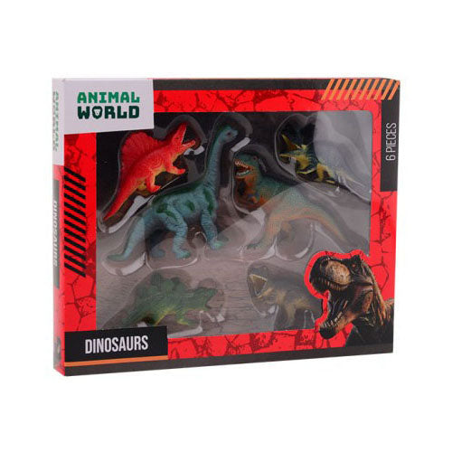 Afbeelding laden in galerijviewer, Johntoy dinosaurussen giftbox, 6st.
