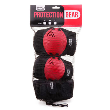 Sports active beschermset rood, maat xs