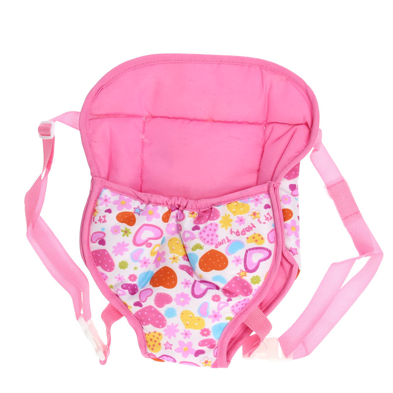 Afbeelding laden in galerijviewer, Johntoy baby rose buikdraagzak voor poppen
