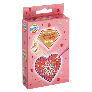 Moxy diamond painting sleutelhanger hart