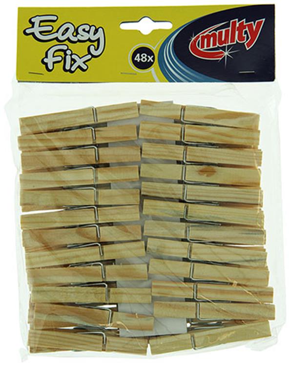 Afbeelding laden in galerijviewer, Multy 1010128 - houten wasknijpers 48st | 15 stuks

