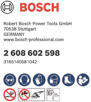 Bosch - diamantdoorslijpschijf standard for stone 125 x 22,23 x 1,6 x 10 mm