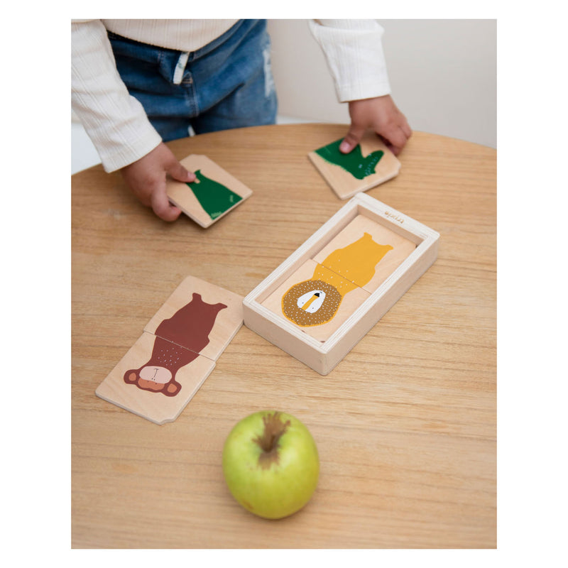 Afbeelding laden in galerijviewer, Trixie houten combo puzzel dieren
