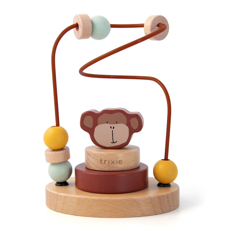 Afbeelding laden in galerijviewer, Trixie houten motoriekspiraal - mr. monkey
