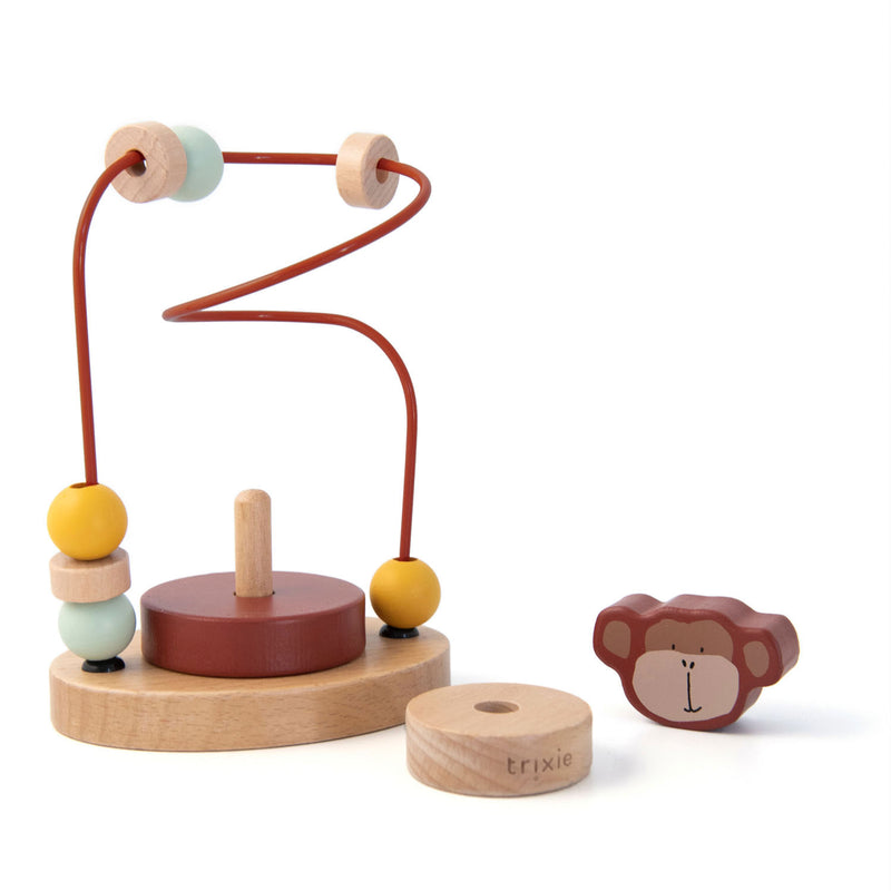 Afbeelding laden in galerijviewer, Trixie houten motoriekspiraal - mr. monkey
