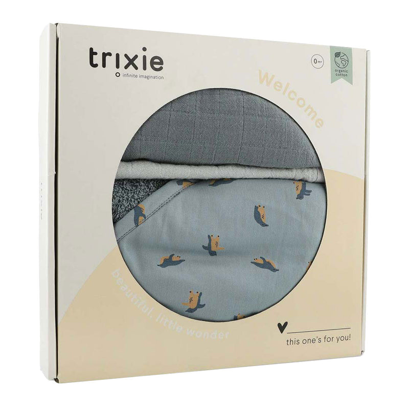 Afbeelding laden in galerijviewer, Trixie newborn geschenkdoos l - peppy penguins
