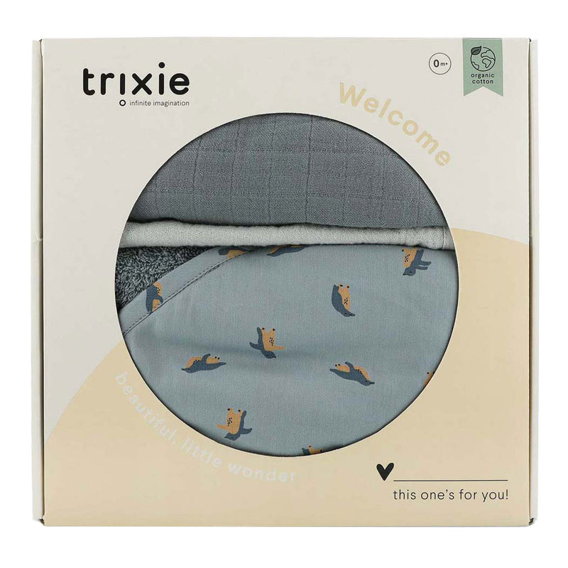 Afbeelding laden in galerijviewer, Trixie newborn geschenkdoos l - peppy penguins
