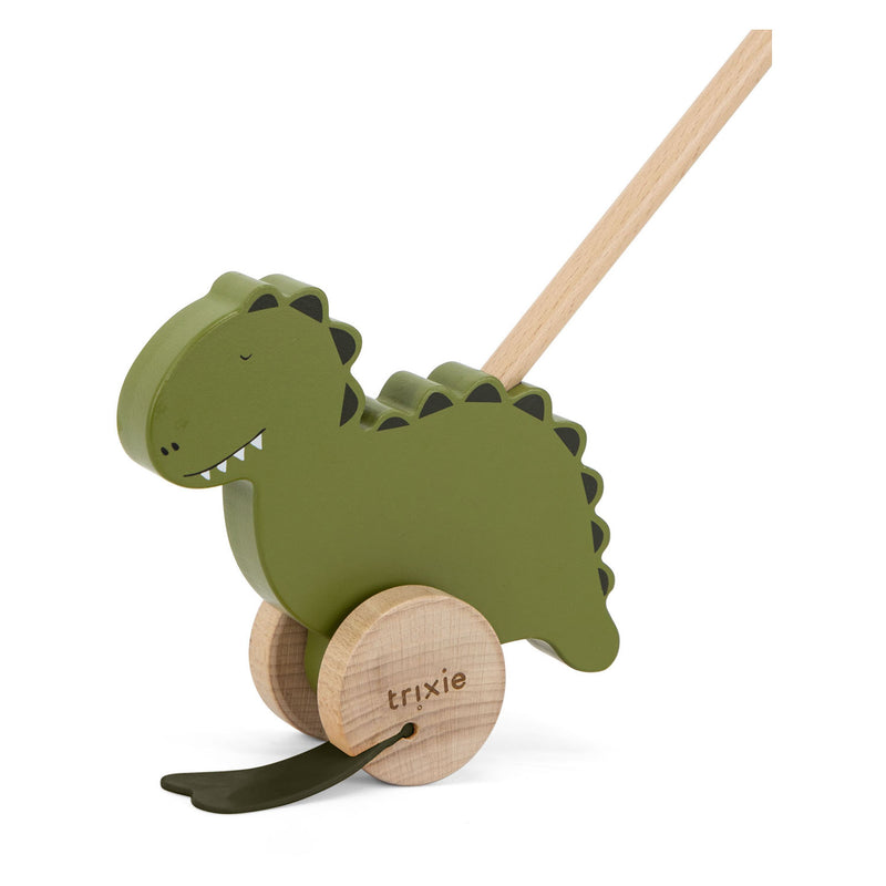 Afbeelding laden in galerijviewer, Trixie houten duwfiguur - mr. dino
