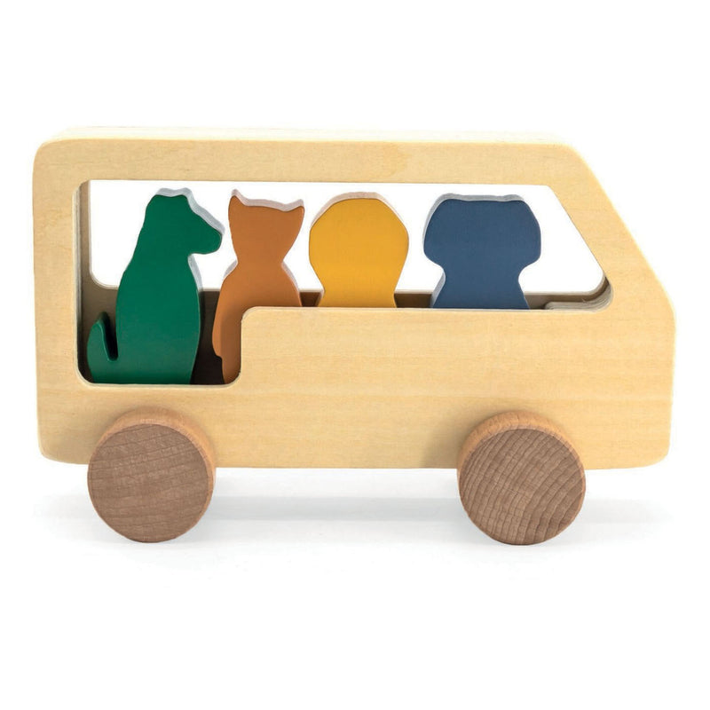Afbeelding laden in galerijviewer, Trixie houten dierenbus, 5dlg.
