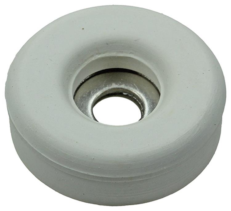 Afbeelding laden in galerijviewer, Mack 1047751 - stoeldop rubber wit ø 23 mm 24 st pcs | 6 stuks
