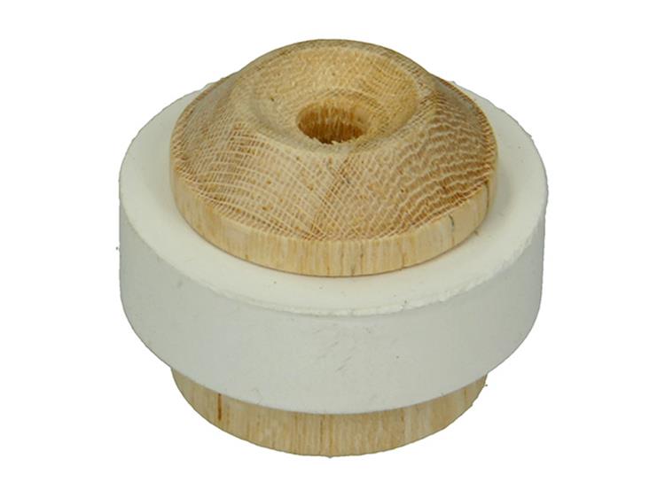Afbeelding laden in galerijviewer, Mack 1047644 - deurstop met rubber hout ø 35 mm 1 st pc | 6 stuks
