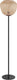Eglo dembleby vloerlamp - staande lamp - e27 - 150 cm - natuur hout - zwart
