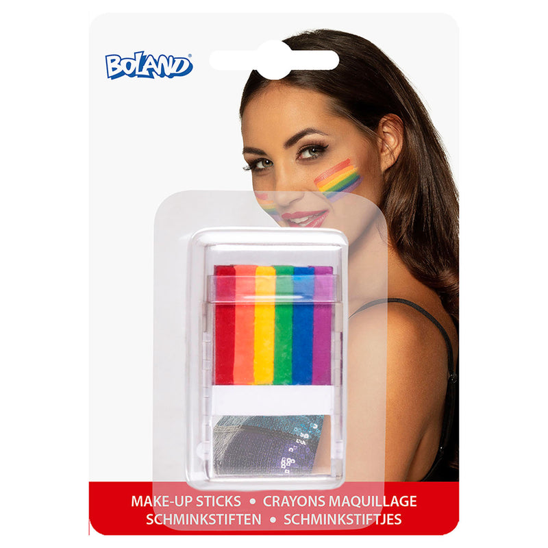 Afbeelding laden in galerijviewer, Boland schmink sticks regenboog
