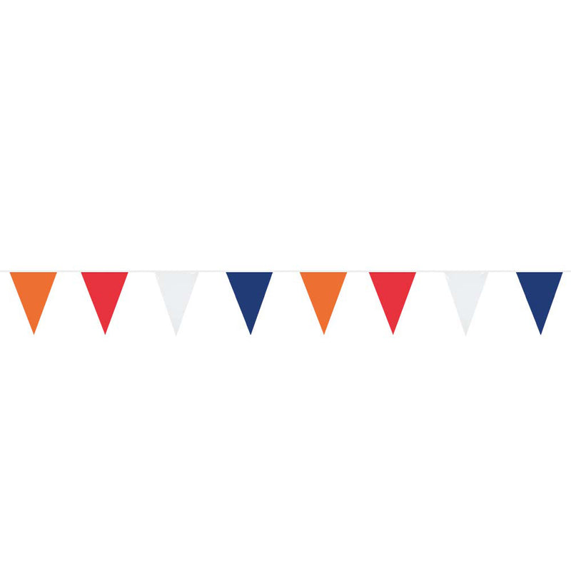 Afbeelding laden in galerijviewer, Boland vlaggenlijn oranje rood wit blauw, 10mtr.
