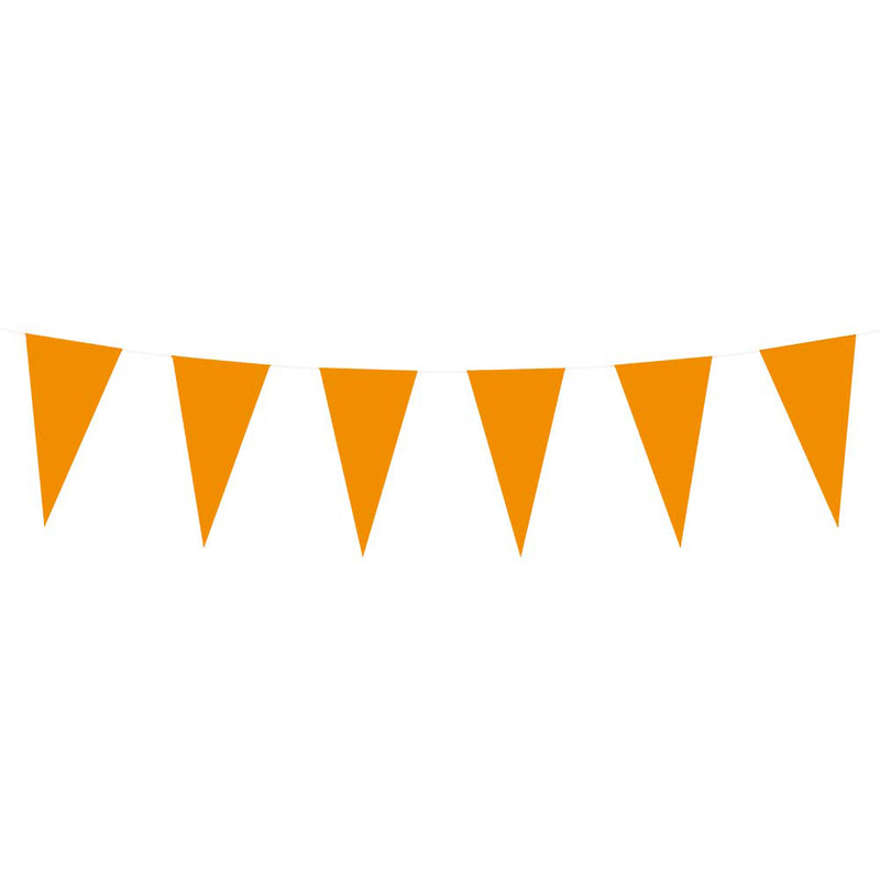 Afbeelding laden in galerijviewer, Boland papieren vlaggenlijn oranje, 10mtr.
