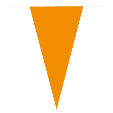 Boland papieren vlaggenlijn oranje, 10mtr.