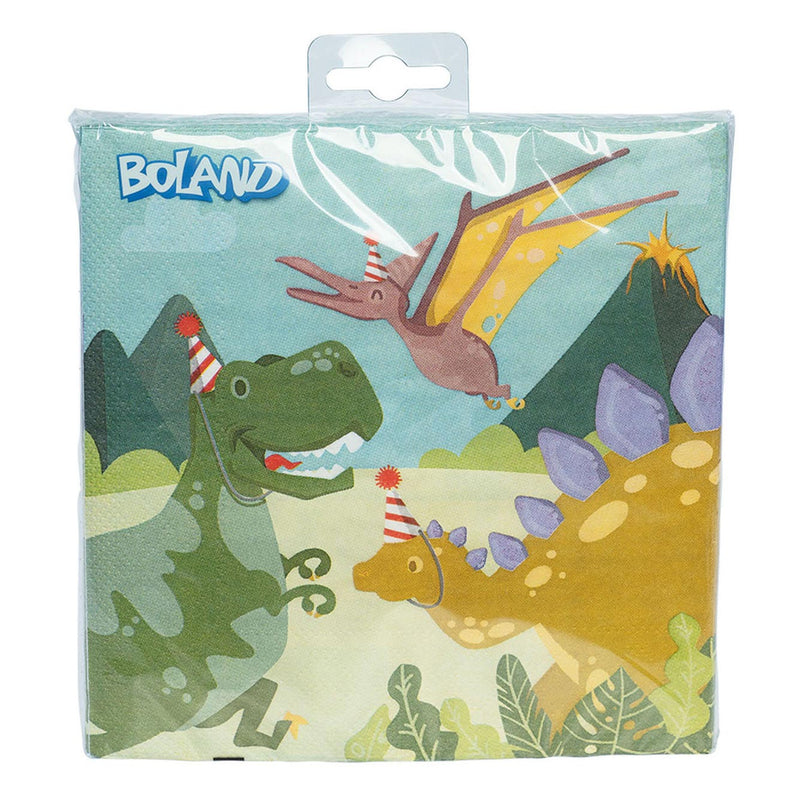 Afbeelding laden in galerijviewer, Boland servetten dino party, 33x33cm
