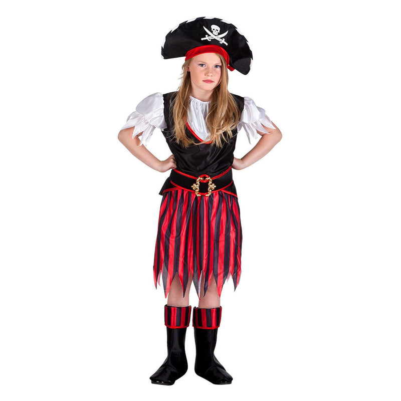 Afbeelding laden in galerijviewer, Boland Kinderkostuum Piraat Annie, 7-9 jaar
