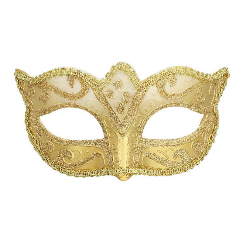 Afbeelding laden in galerijviewer, Boland oogmasker venice felina goud
