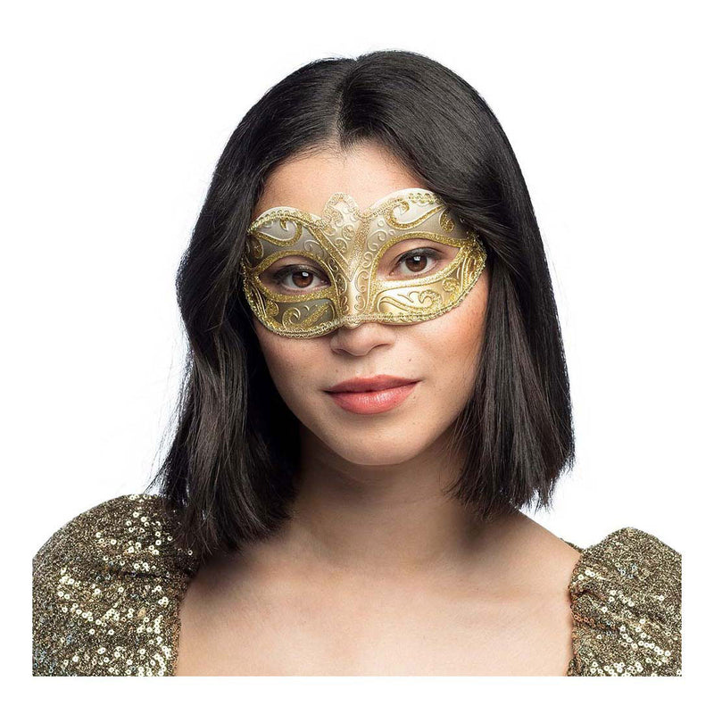 Afbeelding laden in galerijviewer, Boland oogmasker venice felina goud

