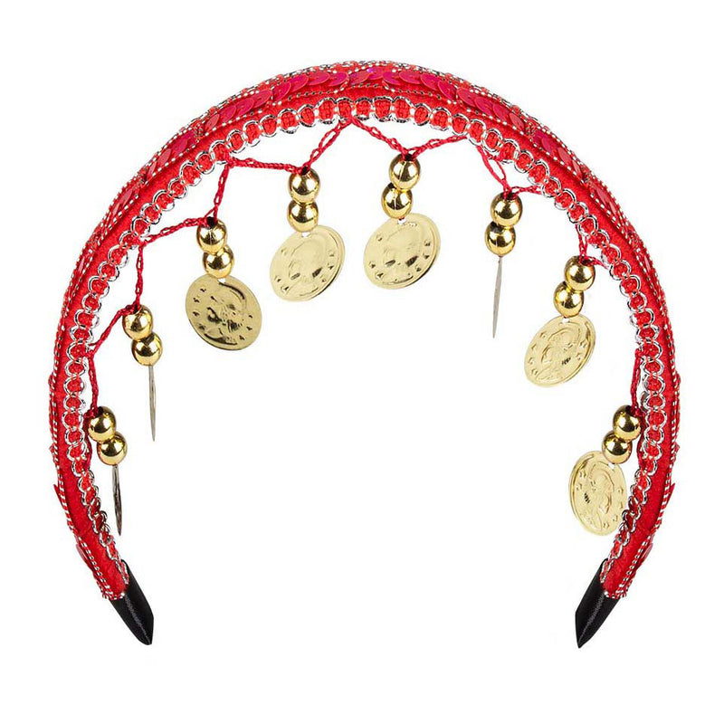 Afbeelding laden in galerijviewer, Boland belly dance set rood, 3dlg.

