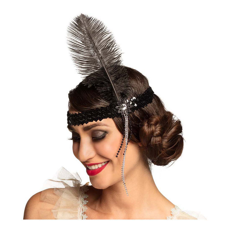 Afbeelding laden in galerijviewer, Boland hoofdband flapper zwart

