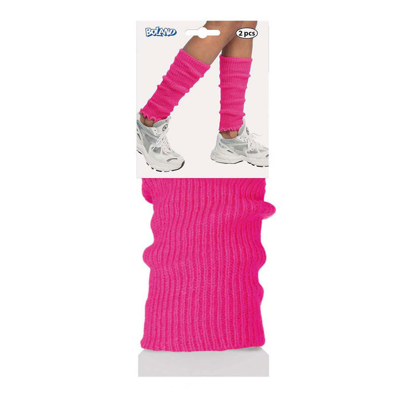 Afbeelding laden in galerijviewer, Boland beenwarmers basic neon roze
