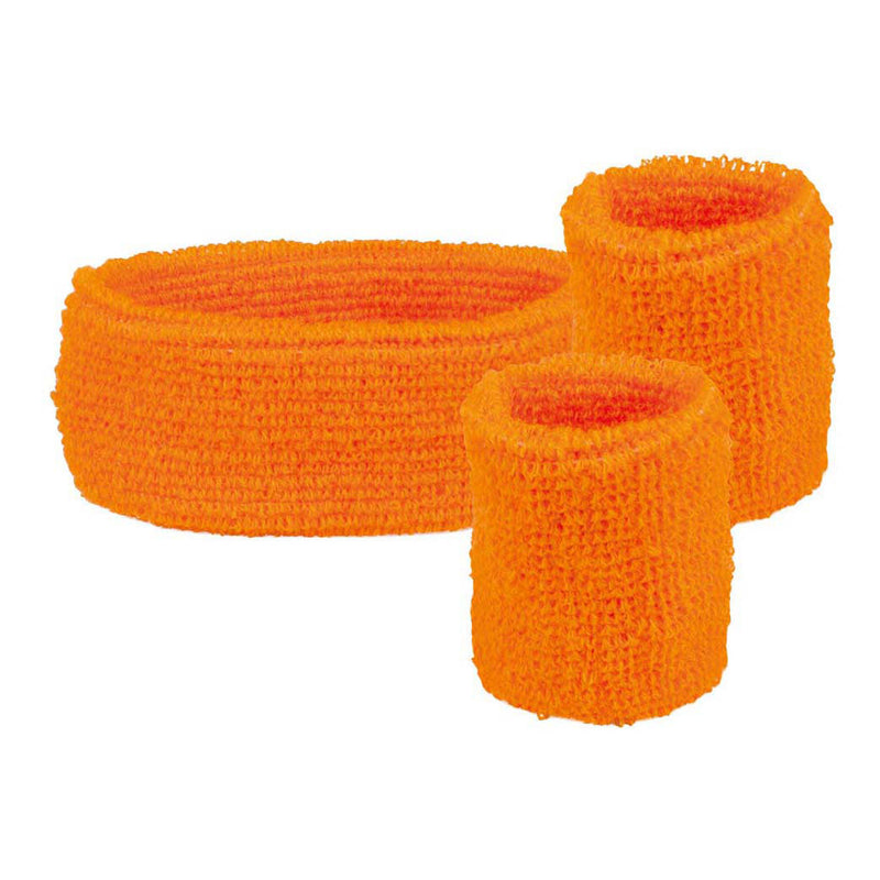 Afbeelding laden in galerijviewer, Boland zweetbanden neon oranje, 3st.
