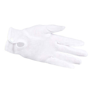 Boland handschoenen met drukknop wit xl