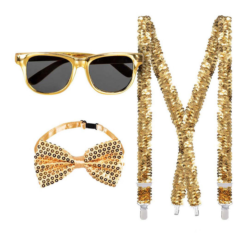 Afbeelding laden in galerijviewer, Boland accessoireset feestoutfit goud
