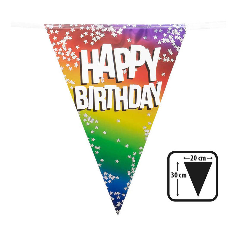 Afbeelding laden in galerijviewer, Boland vlaggenlijn happy birthday, 6m
