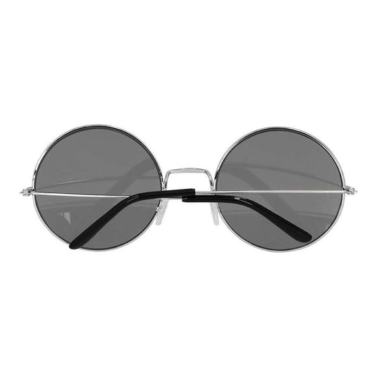 Boland partybril hippie xl grijs