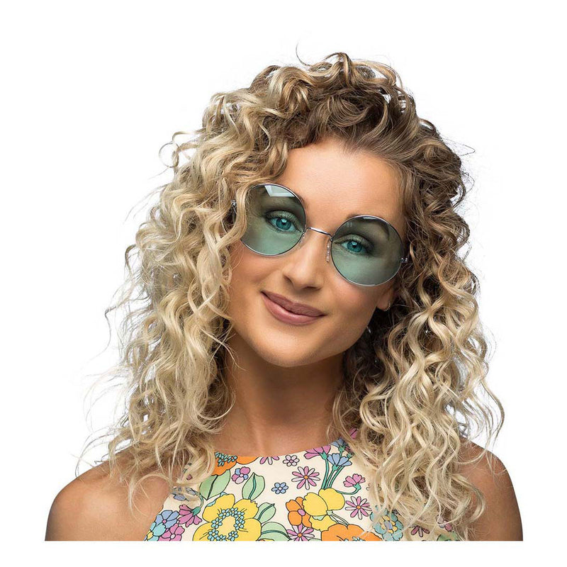 Afbeelding laden in galerijviewer, Boland partybril hippie xl groen

